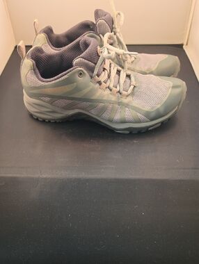 Merrell Siren Edge Q2 Trail Running/Hiking Shoe In Pink And Gray